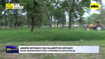 Jardín Botánico: visitantes denuncian estado calamitoso y inseguro que se encuentra el lugar