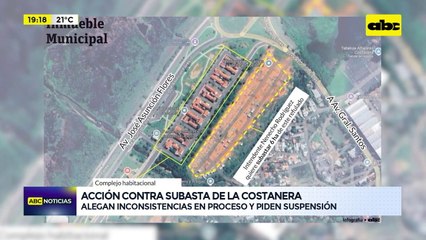Abogado acciona contra subasta de Costanera: alega irregularidades en el proceso