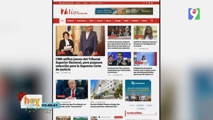 Titulares prensa dominicana miércoles 03 de diciembre 2025 | Hoy Mismo