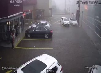 Cae un avión en Gramados, Brasil