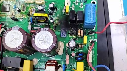 #623 Haier Dc inverter ac E7 error code inverter  ac pcb training institute