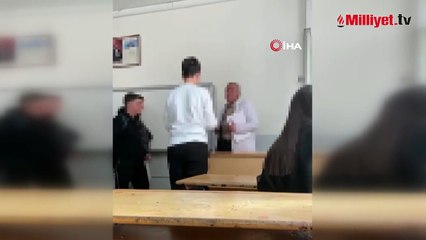 Görüntüler infial yarattı! Öğretmenleriyle alay eden öğrenciler hakkında flaş karar