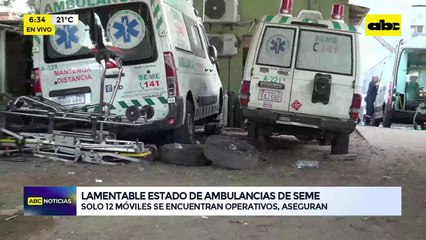 Video: En precarias condiciones se encuentran las ambulancias del SEME