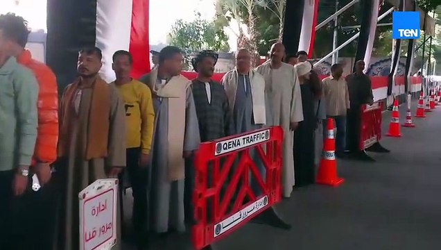 اقبال كبير على لجان الاقتراع بالدائرة الأولى بقنا