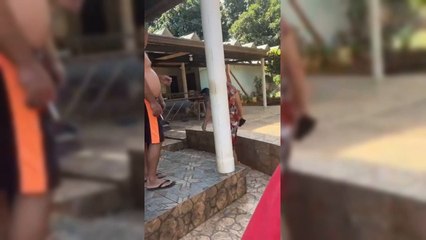 Encerraron a un ladrón en una habitación y la Policía lo detuvo