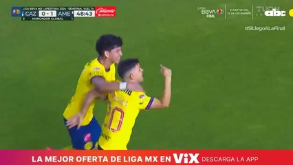 El golazo de Richard Sánchez en el triunfo de América