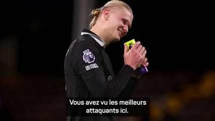 Man. City - Guardiola sur Haaland : "Ses chiffres sont fous"