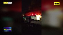 Video: Incendio arrasó por completo con una carpintería en Lambaré