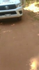 Momento de la detención del asaltante que ridiculizó a la Policía