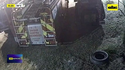 Video: Captan momento de robo a bomberos voluntarios de Ñemby
