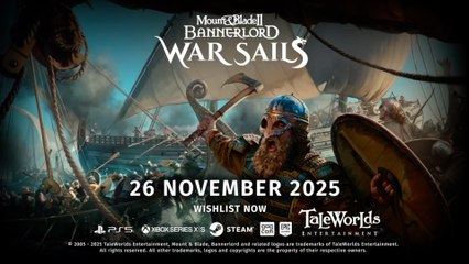Mount & Blade 2 Bannerlord War Sails Official Khuzaits vs Nords Naval Battle Gameplay