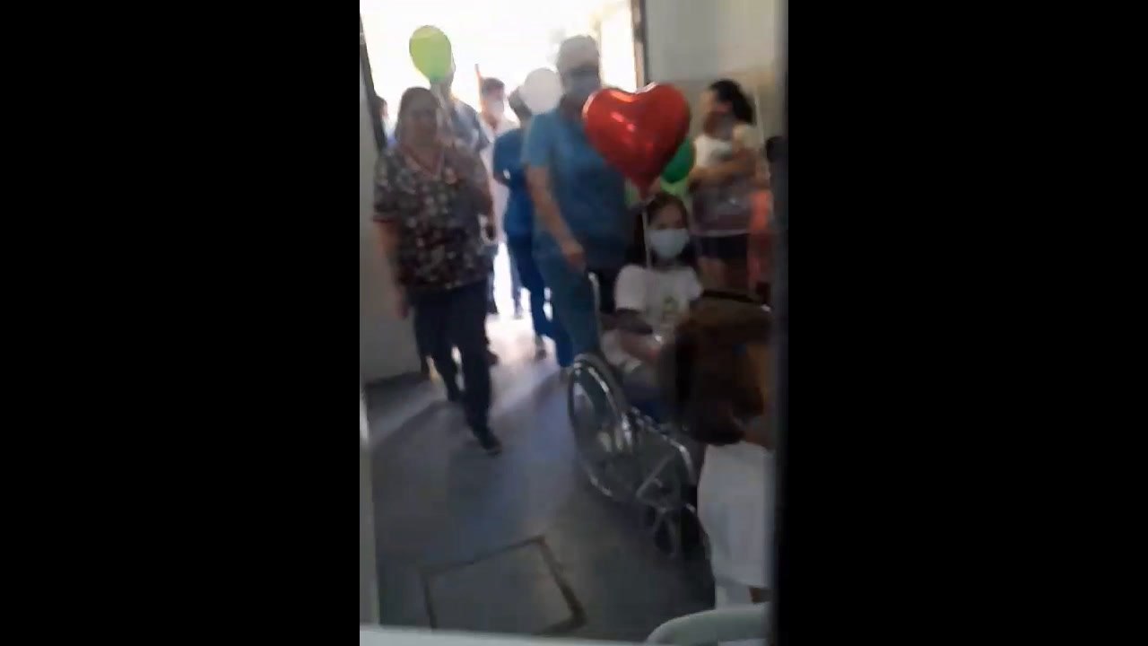 María Luján dejó el hospital hoy, con un nuevo corazón