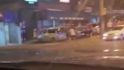 Incidentes entre hinchas de Cerro Porteño y Policía antes del partido en La Nueva Olla.