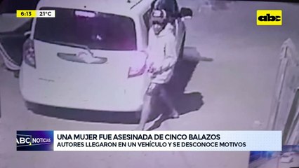 Luque: una mujer fue asesinada de cinco balazos frente a su vivienda