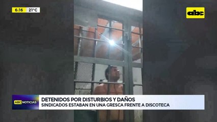 Limpio: Dos detenidos por disturbios y daños a patrulleras