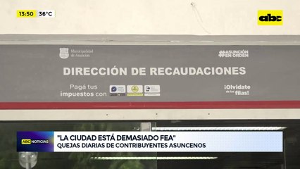Cansados de pagar impuestos de una ciudad en ruinas: la queja de los contribuyentes asuncenos