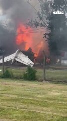 Avión despistó en el aeropuerto de San Fernando y chocó