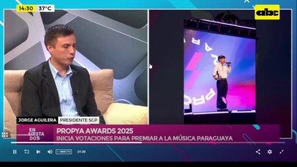 Propya Awards: habilitan votación del público para premiar a la música paraguaya