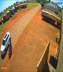 Transportista sale ileso de un atentado en Santa Rita