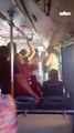 Video: principio de incendio en bus de la línea 28