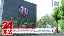 Puna sa DPWH - Palyadong projects, pinekeng accomplishment reports, ‘di paniningil ng penalties | 24 Oras