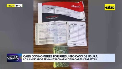 Caen dos presuntos usureros en MRA: portaban dinero, pagarés y tarjetas de promoción de créditos