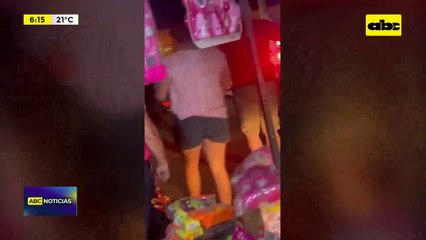 Video: Hermano de concejala de Luque quedó detenido tras atropellar zona comercial