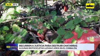 Recurren a orden judicial para destruir chatarras del corralón de Ciudad del Este