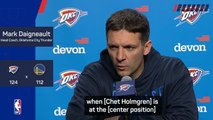 Holmgren gave Thunder advantage over the Warriors - Daigneault