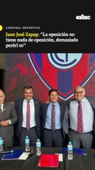 Juan José Zapag: "La oposición no tiene nada de oposición, demasiado perêrî es"