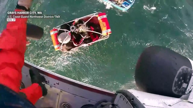 Coast Guard rescues four from sinking vessel off Washington coast