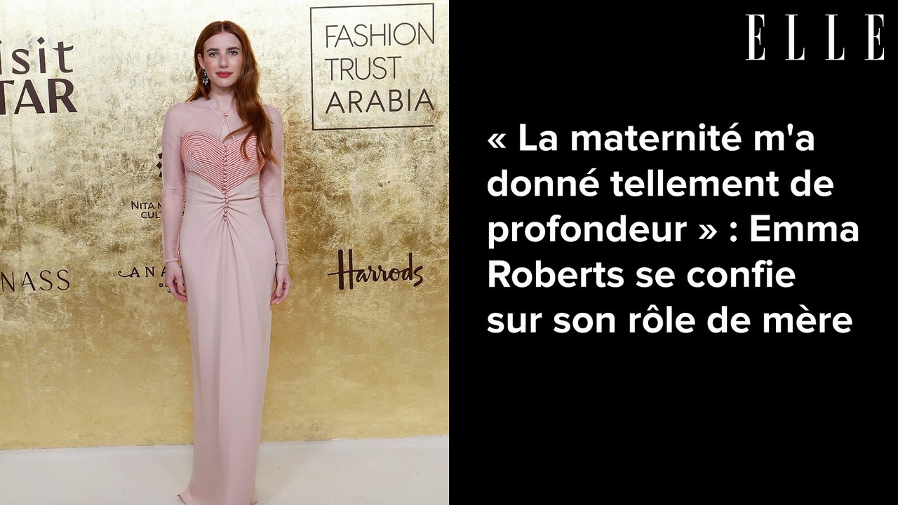 « La maternité m'a donné tellement de profondeur » : Emma Roberts se confie sur son rôle de mère