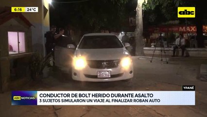 Ypané: conductor de plataformas fue herido durante asalto