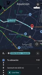 Itinerarios de buses en Google Maps