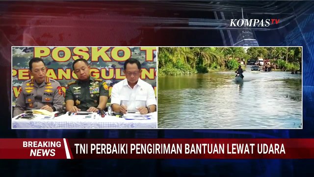 Panglima TNI Soal Penanganan dan Pengiriman Bantuan Korban di Sumatera Lewat Udara