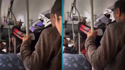 Şanlıurfa’da Cumhurbaşkanına Hakaret iddiasıyla bir vatandaş otobüste gözaltına alındı