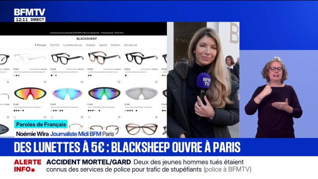 Des lunettes de vue à 5 euros: ce que pensent les Français de l'arrivée de BlackSheep à Paris