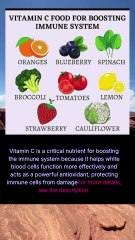 vitamin c food for boosting immune system