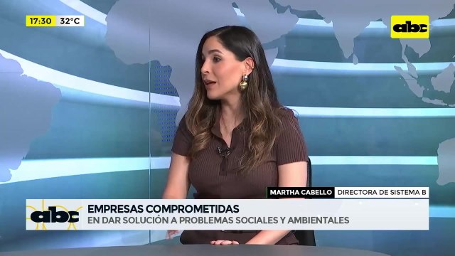 ABC Negocios - Entrevista con Martha Cabello, directora de Sistema B Paraguay