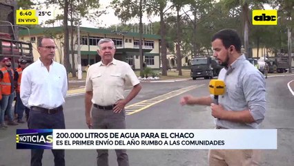 Cruda sequía: envío de agua va rumbo a comunidades indígenas del Chaco