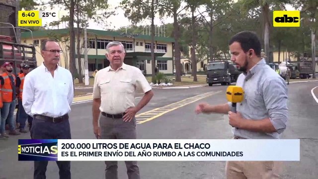 Cruda sequía: envío de agua va rumbo a comunidades indígenas del Chaco