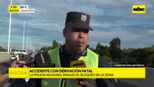 ACCIDENTE FATAL- REALIZAN BLOQUEO DE LA ZONA
