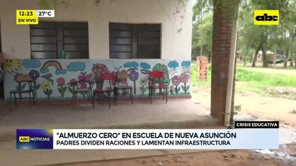 Una escuela con demasiadas carencias: no hay kits y el almuerzo no llega para todos
