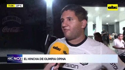 El hincha de Olimpia opina tras su primera victoria del Apertura