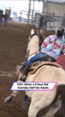 Young Rider’s Epic Barrel Run Showcases Fearless Skill & Passion|| Heartsome 💖