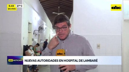 Pocos turnos en el hospital de Lambaré