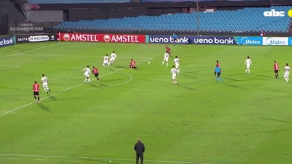 Los goles del empate 3-3 de Guaraní con Boston River en la Copa Sudamericana 2025
