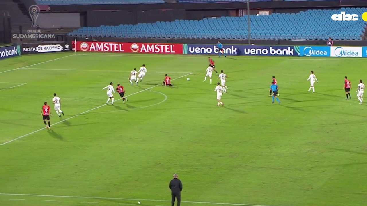 Los goles del empate 3-3 de Guaraní con Boston River en la Copa Sudamericana 2025