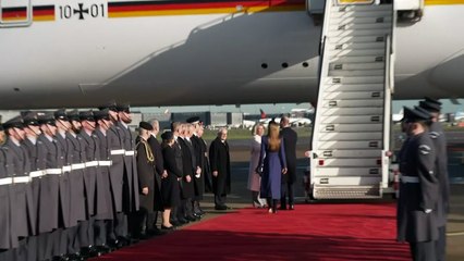 William & Kate greet German President as State Visit begins
