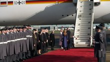 William & Kate greet German President as State Visit begins